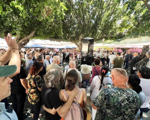 Jewish Martyrs Square Wreath Laying Ceremony 80th Commemoration