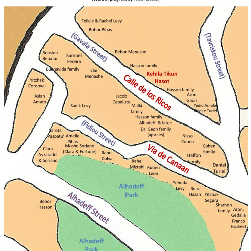 La Juderia_Location of Jewish Homes_Calle de los Ricos