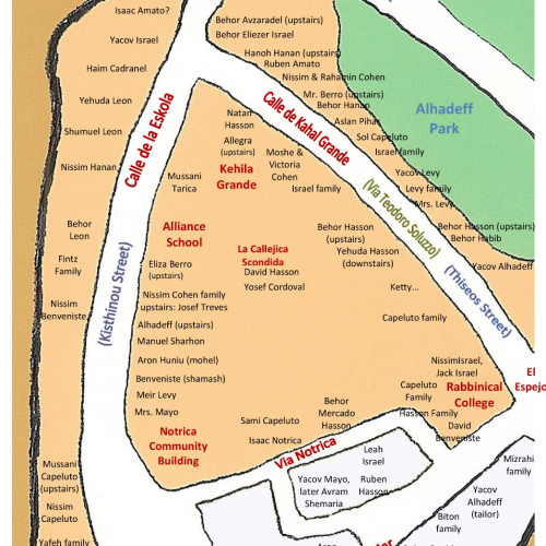 La Juderia_Location of Jewish Homes_Kahal Grande